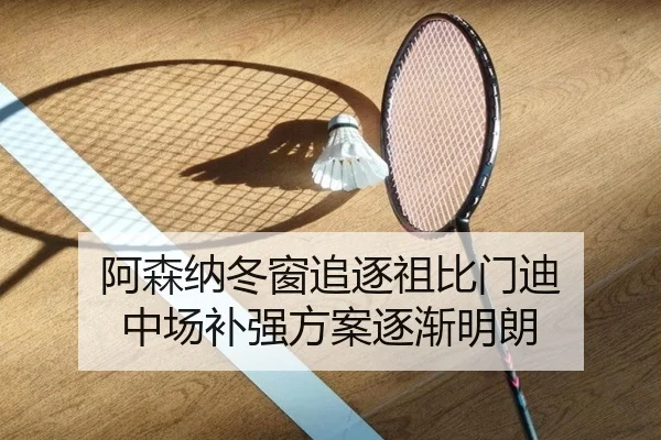 阿森纳冬窗追逐祖比门迪 中场补强方案逐渐明朗